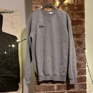 Carhartt crew neck, good as new. Size small with a warm and fuzzy interior.